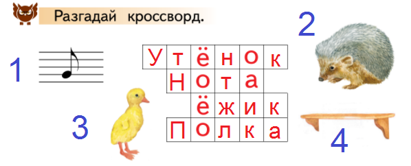 Букварь 1 класс 1 часть ответы страница 40 задание 2
