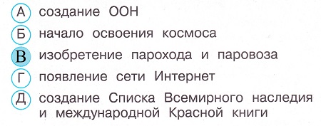 Окружающий мир 4 класс тесты Плешаков стр 59 задание 163 ответы